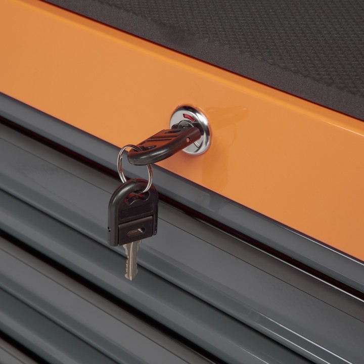 Carro Metálico de 6 cajones ALYCO ORANGE