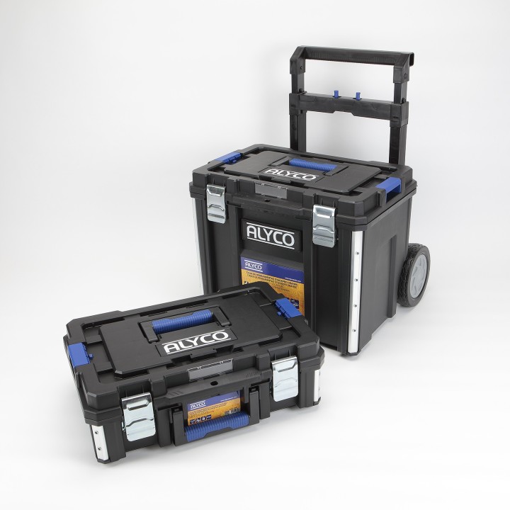 Conjunto Modular StackPro de 2 Cajas de Herramientas Pequeña (S) y