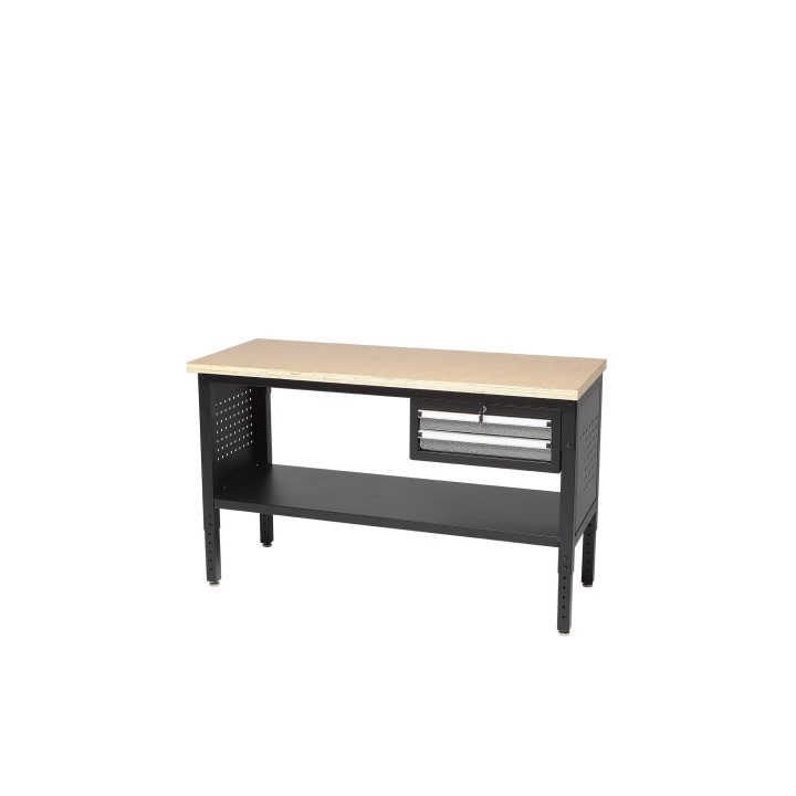 Mesa de Trabajo 1525 mm con 2 Cajones y Estante Interior ALYCO