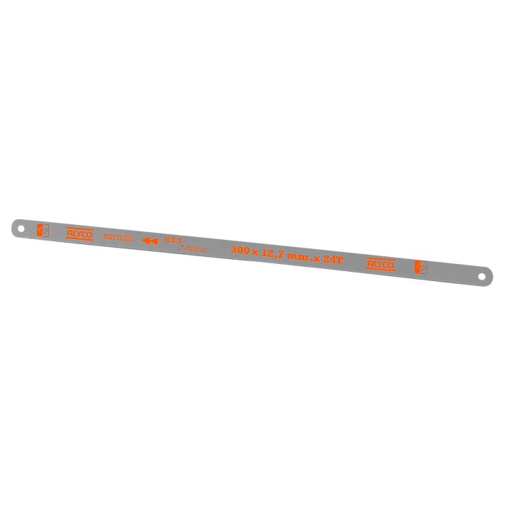 Pack De 12 Hojas De Sierra Para Metal ALYCO ORANGE