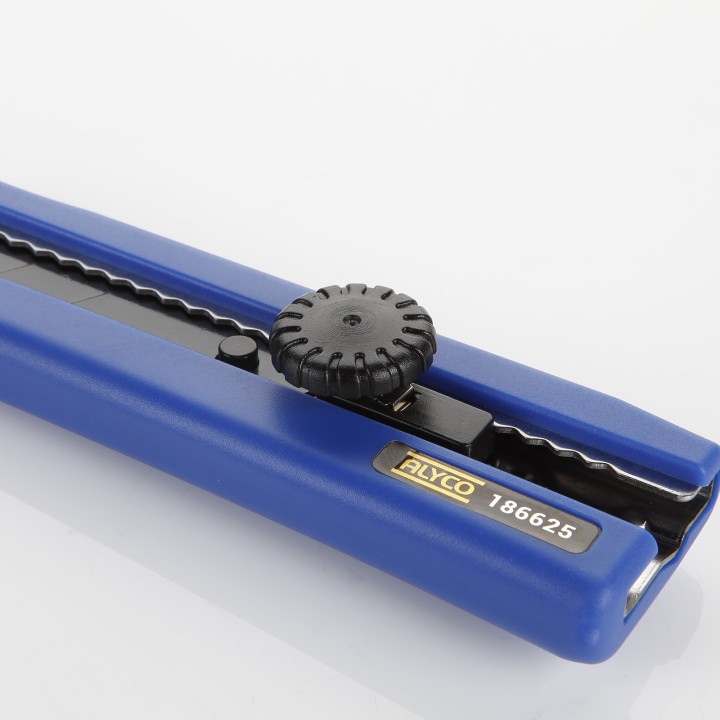 Cutter Cuchilla Sk2H Fragmentable 25 Mm Botón Deslizable ALYCO