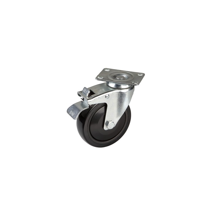 Rueda Movil 5"x1,5" para Carros 171160, 171175 ALYCO ORANGE
