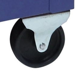 Rueda Fija 4"x1" con Eje y Pletina para Carros 192780 ALYCO