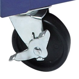 Rueda Giratoria 4"x1" (10x2,5cm) Con Eje Y Pletina Para Carros ALYCO