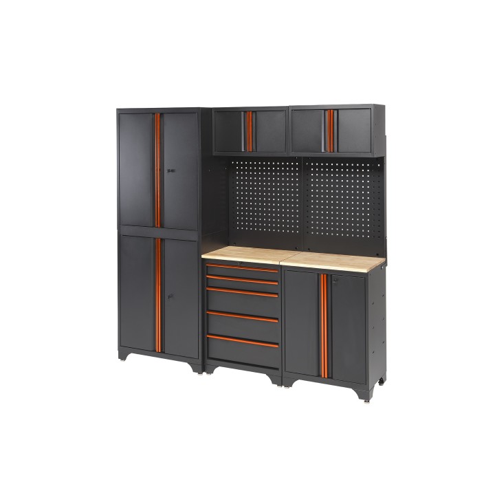Conjunto Modular de 3 Módulos con Cajonera ALYCO ORANGE