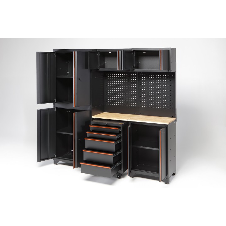 Conjunto Modular de 3 Módulos con Carro ALYCO ORANGE