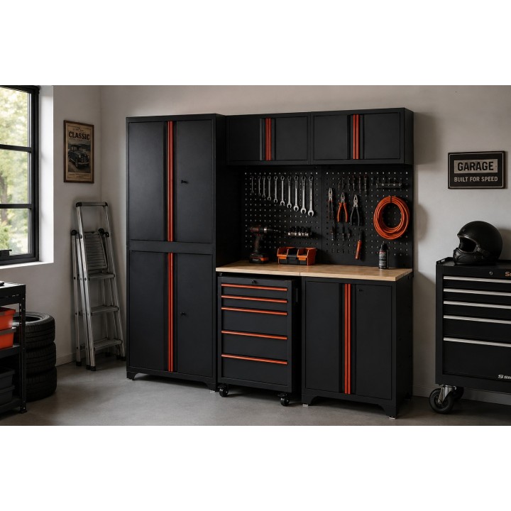 Conjunto Modular de 3 Módulos con Carro ALYCO ORANGE