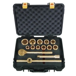 Juego De 14 Piezas Llaves De Vaso De 3/4" Antichispa Al-Br ALYCO