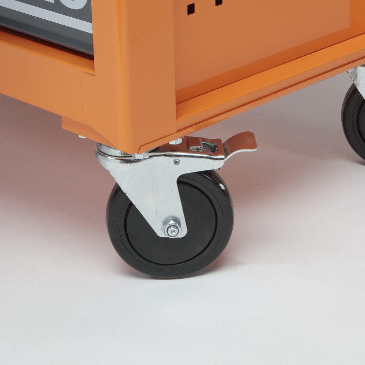 Carro Metálico De 8 Cajones Alyco ORANGE