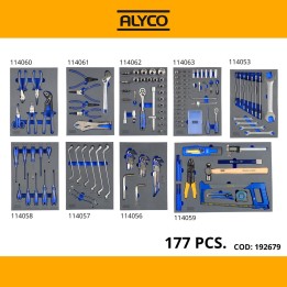 Banco Móvil De Trabajo Con 177 Htas. Composición Grande ALYCO