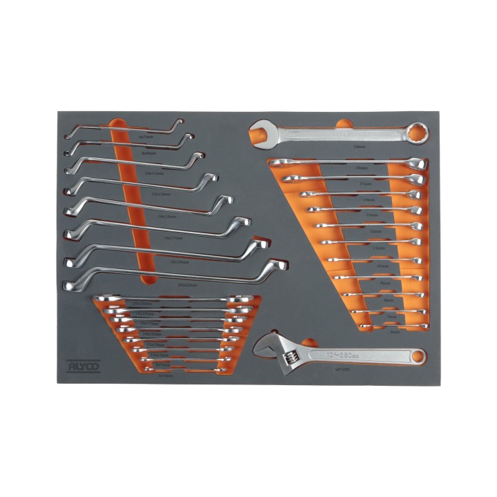 Composición para Carro – 4 Bandejas con 164 Htas. ALYCO ORANGE