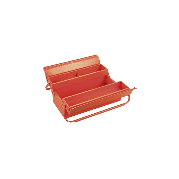 Caja Metálica De Herramientas De 3 Bandejas ALYCO ORANGE
