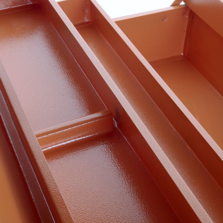 Caja Metálica Para Herramientas De 5 Bandejas ALYCO ORANGE
