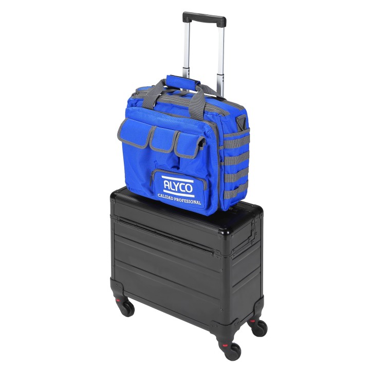 Maleta Trolley De Aluminio 4 Ruedas Y Bolsa De Nylon ALYCO