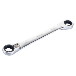 Llave De Doble Estrella Acodada Con Carraca Reversible ALYCO
