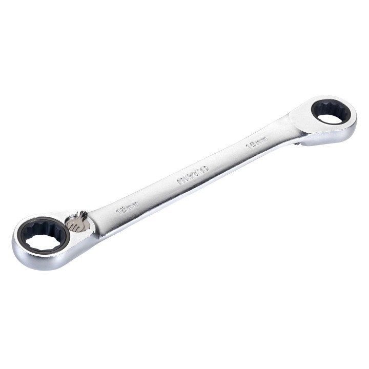Llave De Doble Estrella Acodada Con Carraca Reversible ALYCO