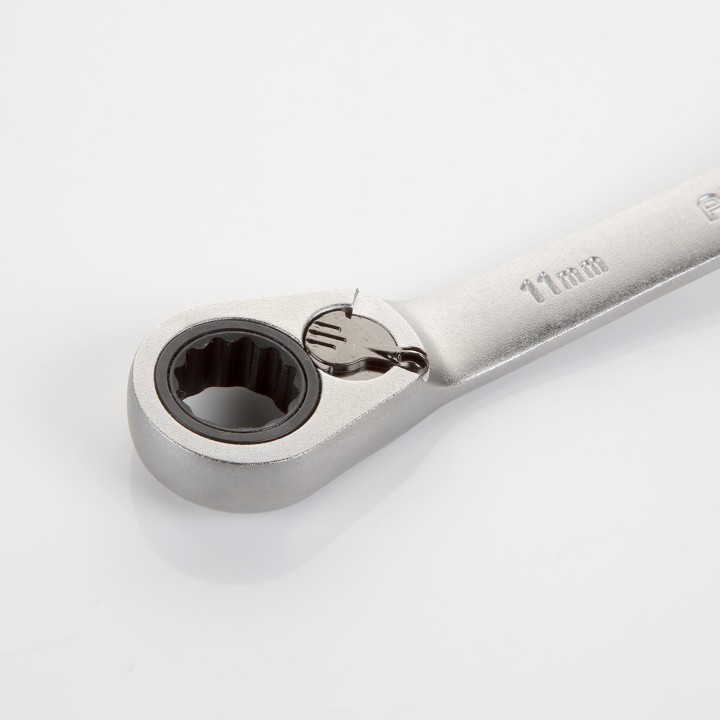 Llave De Doble Estrella Acodada Con Carraca Reversible ALYCO