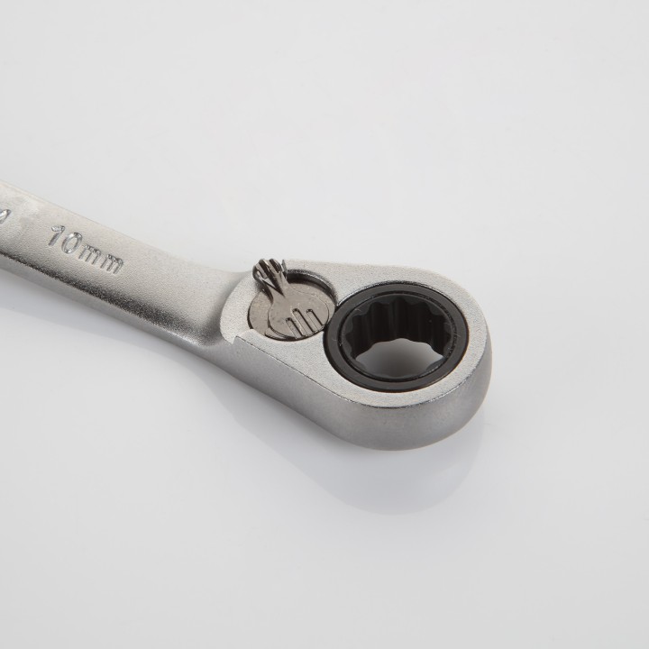 Llave De Doble Estrella Acodada Con Carraca Reversible ALYCO