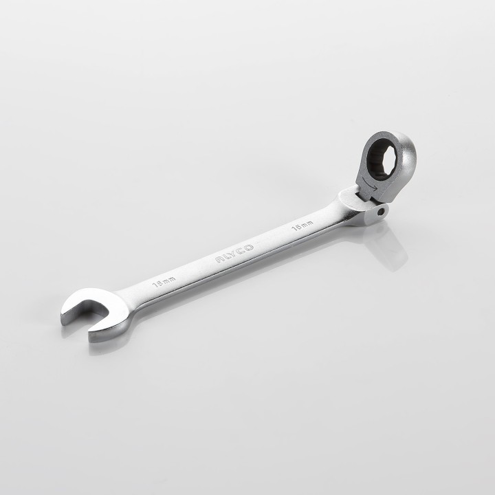 Llave Combinada Con Carraca Articulada Flexible ALYCO