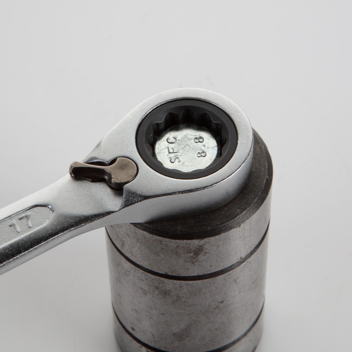Llave Combinada Con Carraca ALYCO ORANGE