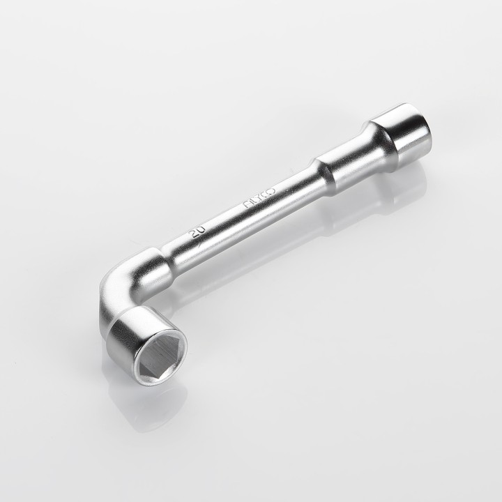 Llave De Pipa 2 Bocas Abiertas 6X6 Caras Hexagonales ALYCO