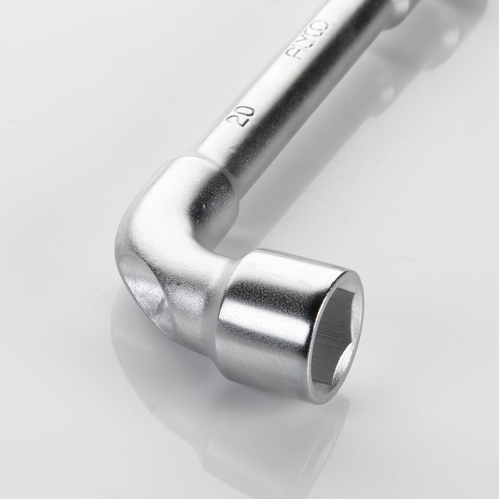 Llave De Pipa 2 Bocas Abiertas 6X6 Caras Hexagonales ALYCO