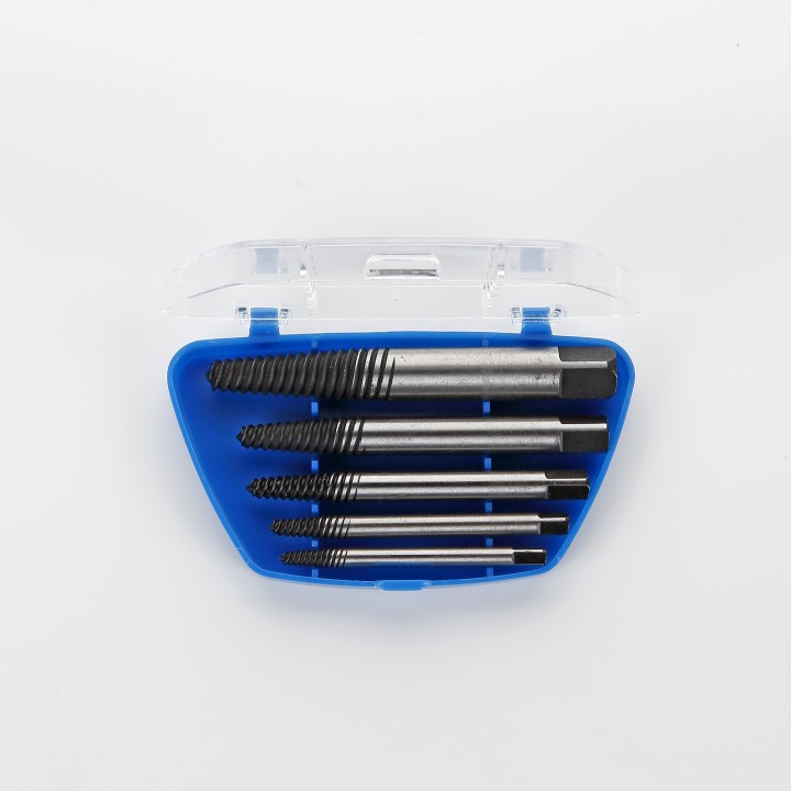 Juego De Extractores Para Tornillos En Caja De Plástico ALYCO