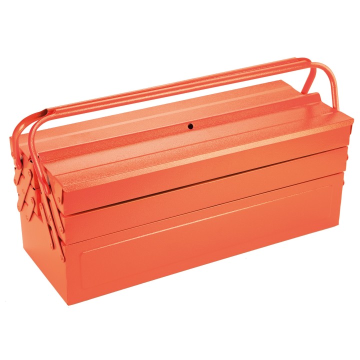 Caja Metálica de 5 Bandejas con Herramientas ALYCO ORANGE