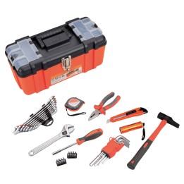 Caja de Plástico con 33 Piezas ALYCO ORANGE