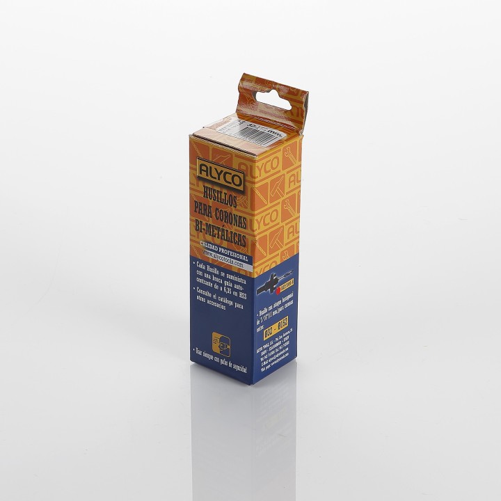 Husillo Con Mango Hexagonal 7/16" Para Coronas ?32-152 Mm ALYCO