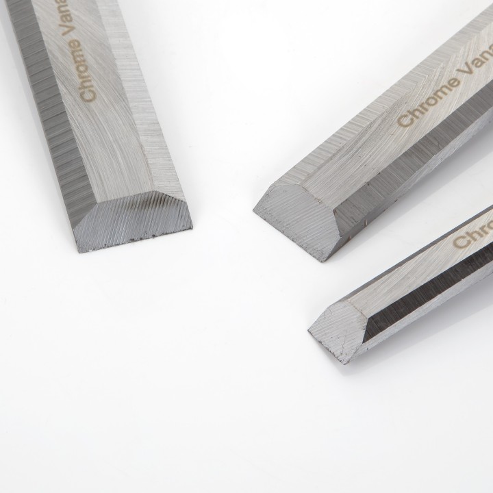 Juego de 3 formones ALYCO en estuche de nylon, con mango bimaterial