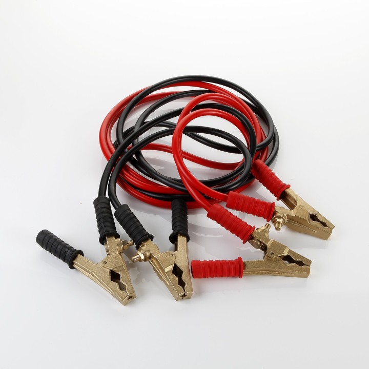 Cable De Arranque De Cobre 3,5M. Y Pinzas De Cobre Macizo 800A ALYCO