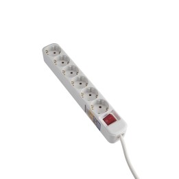 Base Multiple con Interruptor con cable de 1.4 o 3 metros Alyco