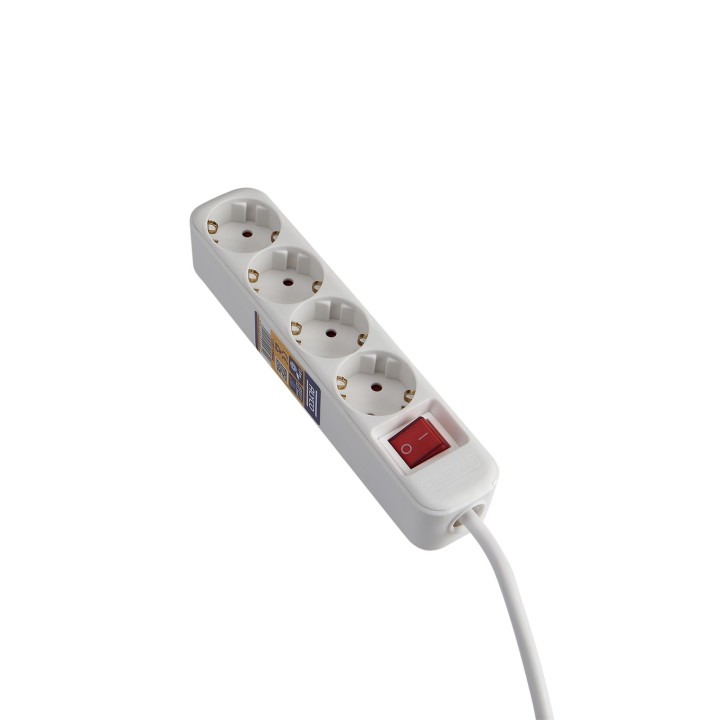 Base Multiple con Interruptor con cable de 1.4 o 3 metros Alyco