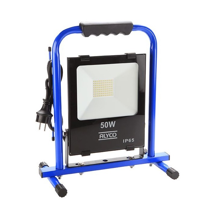 Proyector Inclinable Extrafino Soporte Metálico 50W Smd Ip65 ALYCO