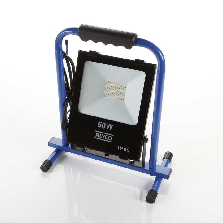 Proyector Inclinable Extrafino Soporte Metálico 50W Smd Ip65 ALYCO