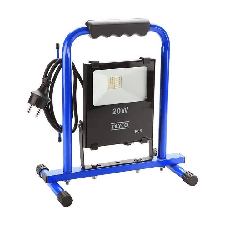Proyector Inclinable Extrafino Soporte Metálico 20W Smd Ip65 ALYCO