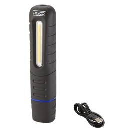 Linterna Recargable Reforzada Abatible Bifocal 10W Cob Ip65 ALYCO