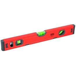 Nivel Tubular Magnético 3 Fiolas De Perfil Rectangular De Aluminio