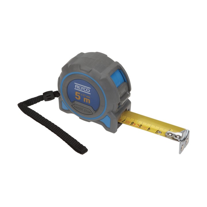 Flexómetro Magnético Métrica/Pulgada con Cuerpo Bimaterial ALYCO