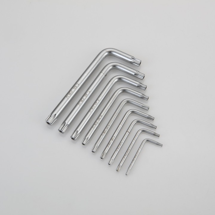 Juego De Llaves Torx Inviolable, Soporte De Plástico ALYCO