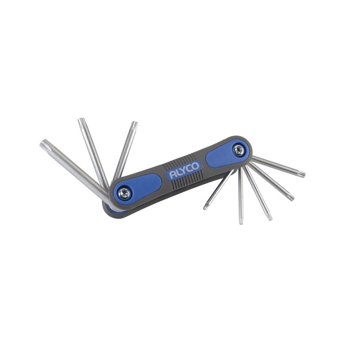 Juego De Llaves Torx Inviolable, Navaja Bicomponente ALYCO