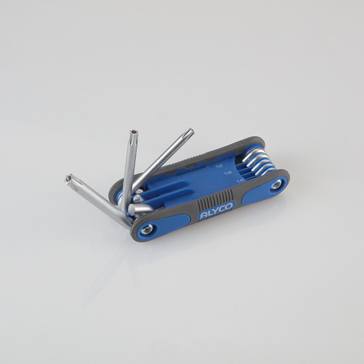 Juego De Llaves Torx Inviolable, Navaja Bicomponente ALYCO