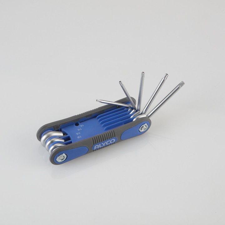 Juego De Llaves Torx Inviolable, Navaja Bicomponente ALYCO