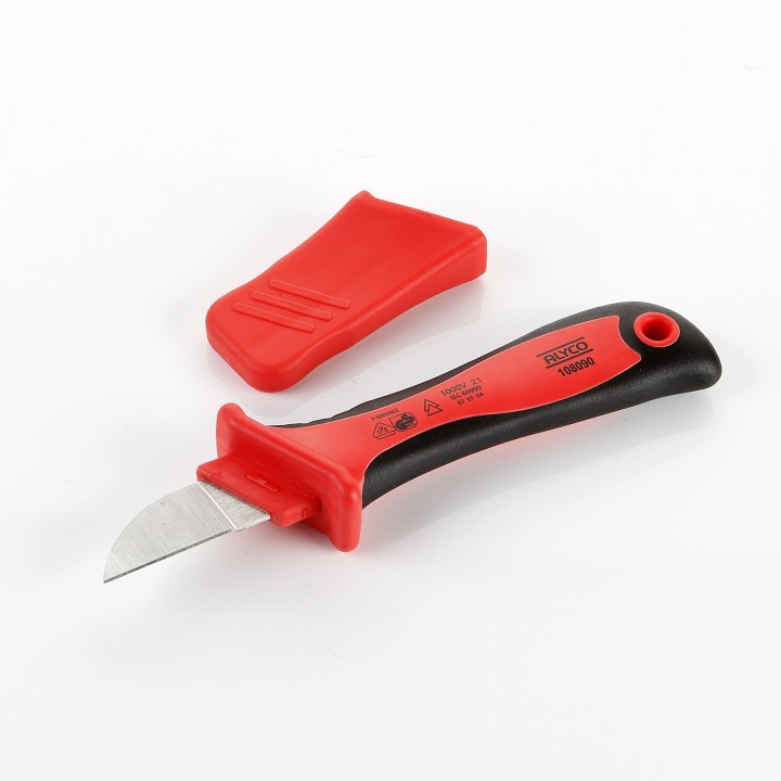 Cuchillo Para Electricista Con Funda Aislada VDE ALYCO