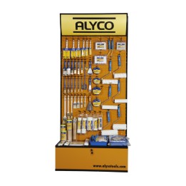 Expositor Mural Con Accesorios De Pintura ALYCO
