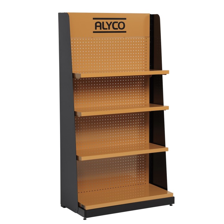 Expositor Góndola Simple Para Punto De Venta De 840 x 450 x 1600 mm