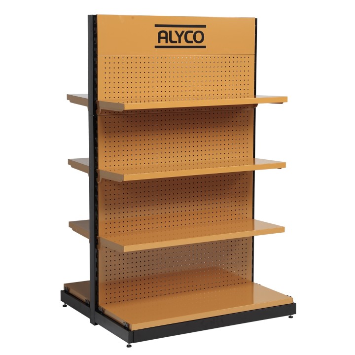 Expositor Góndola Doble Para Punto De Venta De 1000 x 840 x 1600 mm