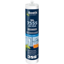 Silicona Ácida SIL 7555 Bostik | MundoTaller