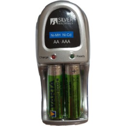 Cargador baterías LR3 AAA y LR6 AA | MundoTaller